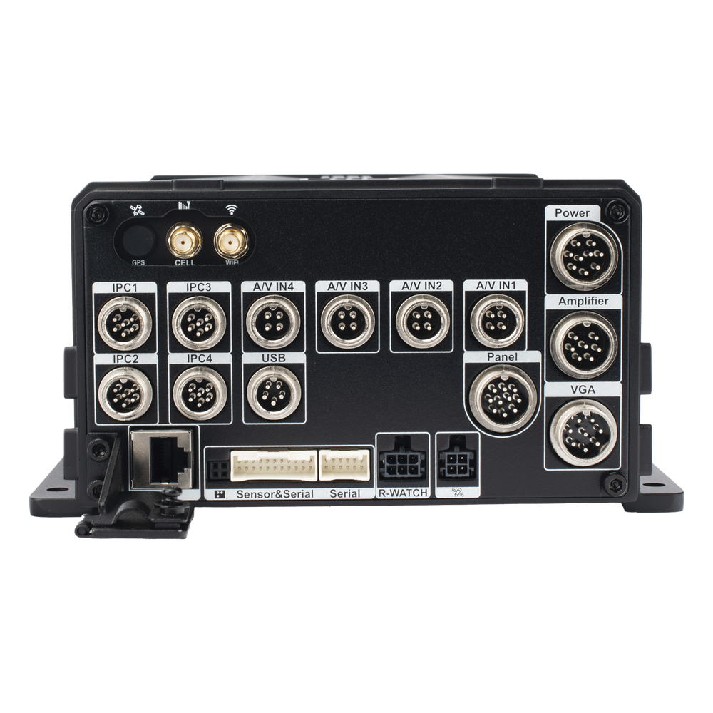 DVR Móvil / Multiplataforma / 4 Canales AHD 2 Megapixel + 4 canales IP / Almacenamiento en HDD / H.265 / Soporta 4G / WiFi / GPS - Imagen 5
