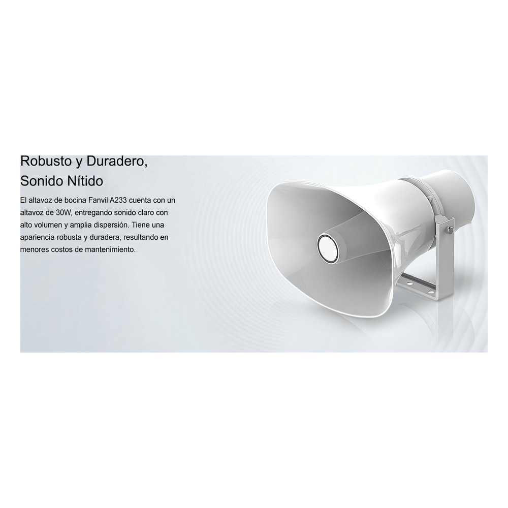Altavoz SIP IP para Voceo y Paging / 2 Líneas SIP / Potencia 30W / IP66 Exterior / Alimentación PoE / Compatible con Conmutadores SIP / Montaje en Pared - Imagen 6