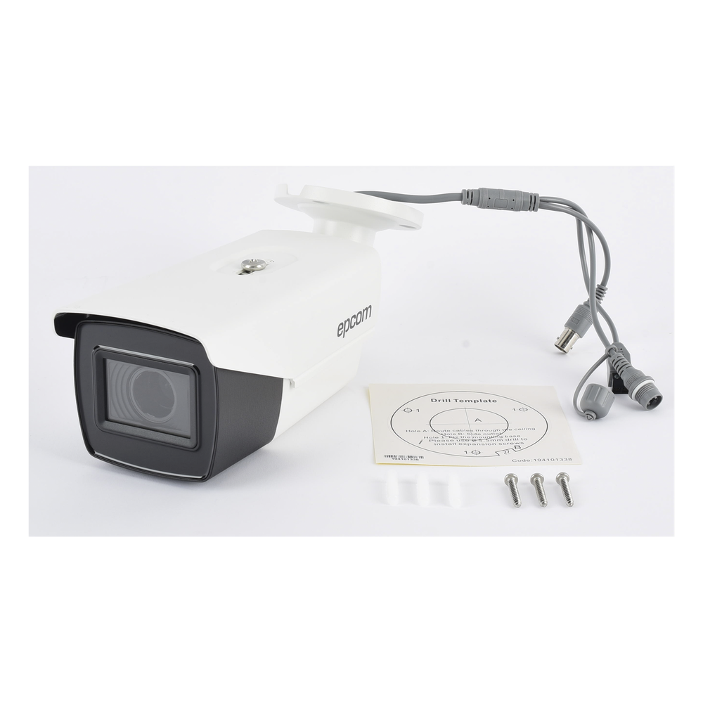 Bullet TURBOHD 4K (8Megapixeles) / Lente Mot. 2.7 a 13.5 mm / Potente IR EXIR de 80 mts / Exterior IP67 / 12 Vcc - 24 VCA / dWDR - Imagen 6
