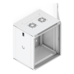 UACC Rack Cabinet 12U (550 x 450 mm) - Gabinete Cerrado para Montaje en Pared con Puerta de Vidrio Templado, Totalmente Ensamblado con Ventiladores Integrados y Paneles Removibles - Imagen 6