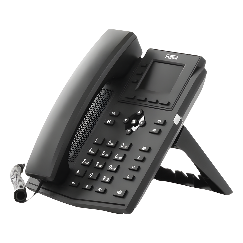 Teléfono IP empresarial para 4 líneas SIP con pantalla LCD de 2.4 pulgadas a color, Opus y conferencia de 3 vías, PoE. - Imagen 6