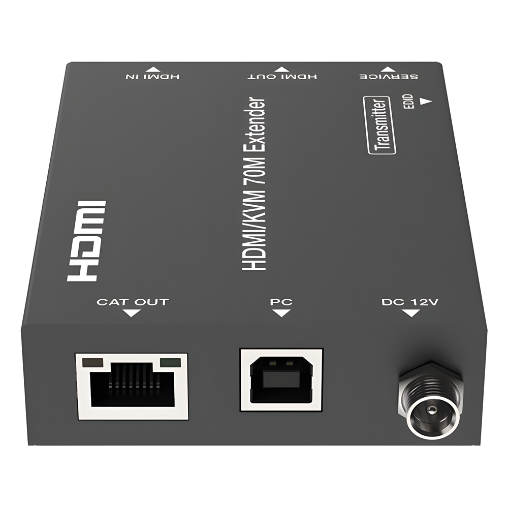 Kit Extensor HDMI con KVM | 70m | 4K2K@60Hz | 4:4:4 | HDMI2.0b y HDCP 2.2 | Salida de Audio 3.5mm | Admite PoC | Admite USB 1.1 - Imagen 6