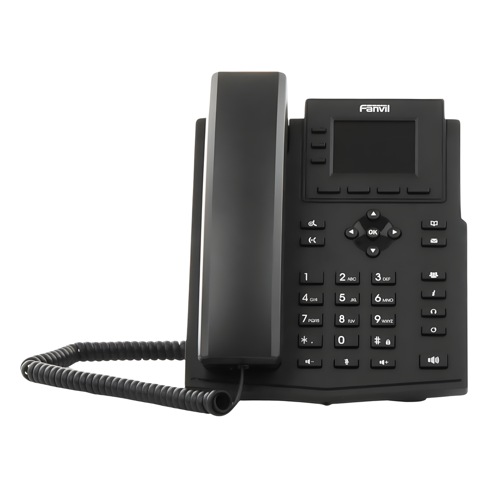 Teléfono IP empresarial para 4 líneas SIP con pantalla LCD de 2.4 pulgadas a color, Opus y conferencia de 3 vías, PoE. - Imagen 7