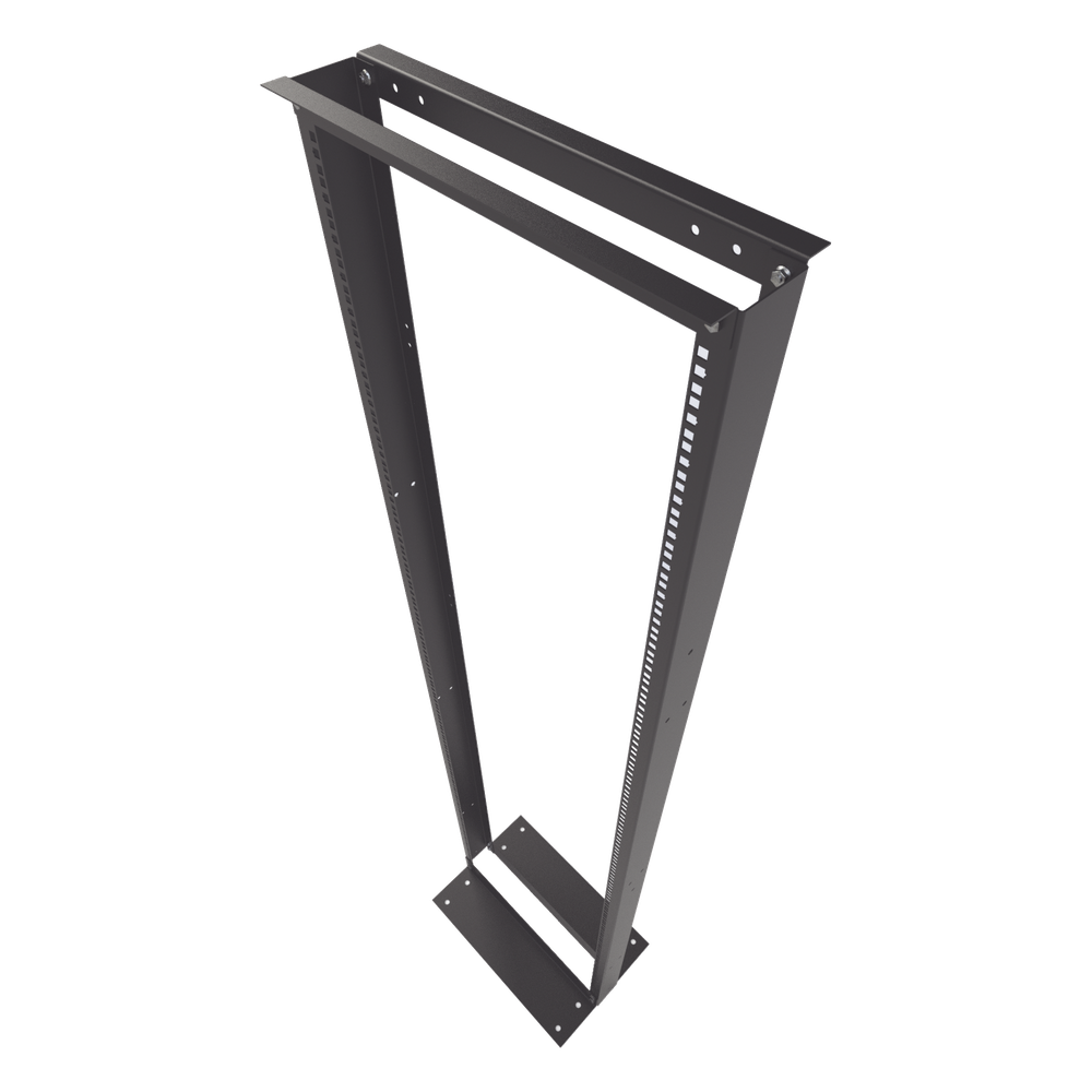 Rack de 2 Postes, Estándar 19", 45 Unidades, Fabricado en Acero, Base "L" para Anclar a Piso. - Imagen 7