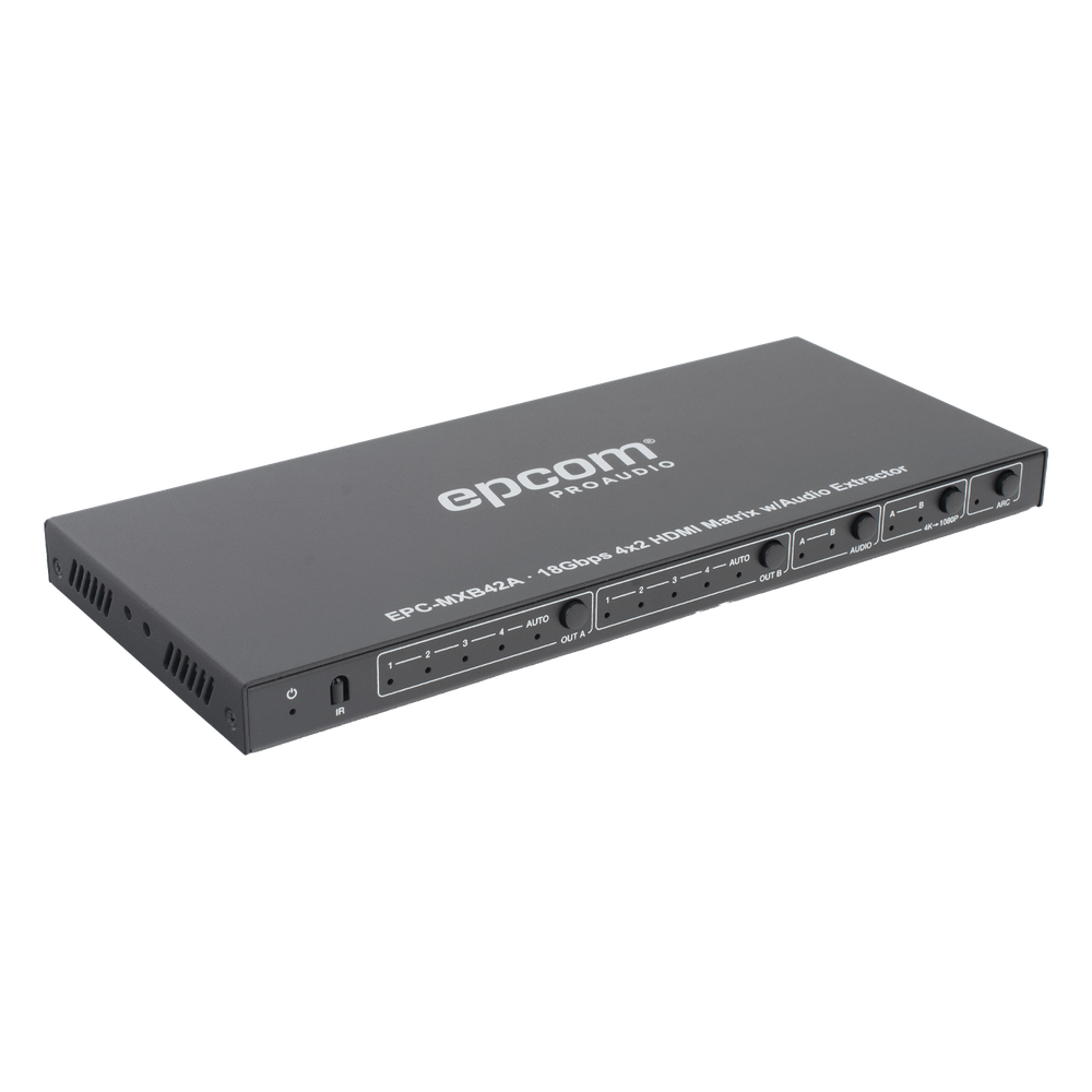 Matricial HDMI | 4x2 | 4K2K@60Hz | HDR | YCbCr 4:4:4 | EDID Auto | Extractor de Audio | Salida de audio análoga y digitalizados | HDCP 2.2 | 18 Gbps - Imagen 9