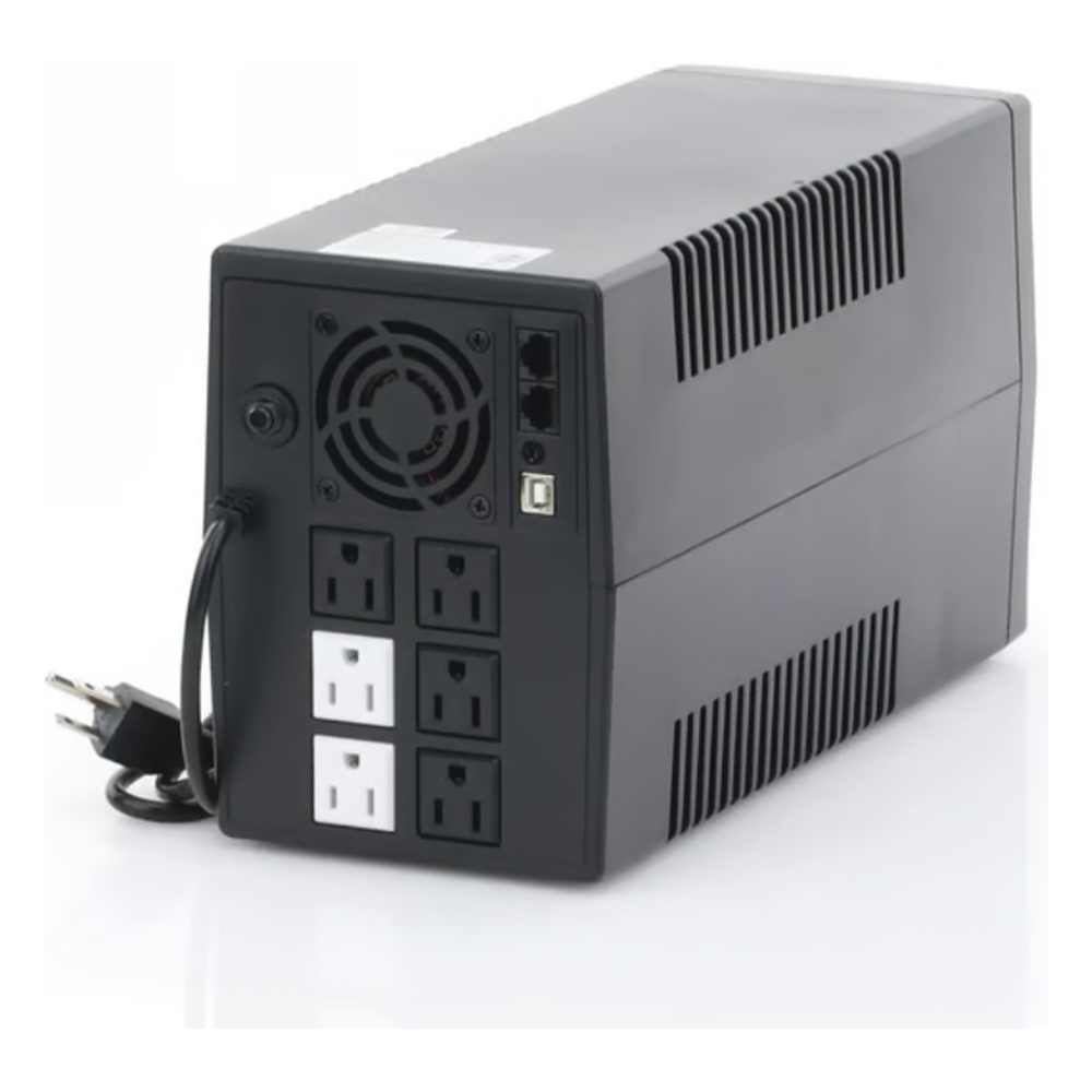 UPS de 1200VA/720W / Protección contra Descarga, Sobretensión y Picos Transitorios / Entrada y Salida 120 Vca / Clavija NEMA 5-15P / 6 Tomas NEMA 5-15R - Imagen 6