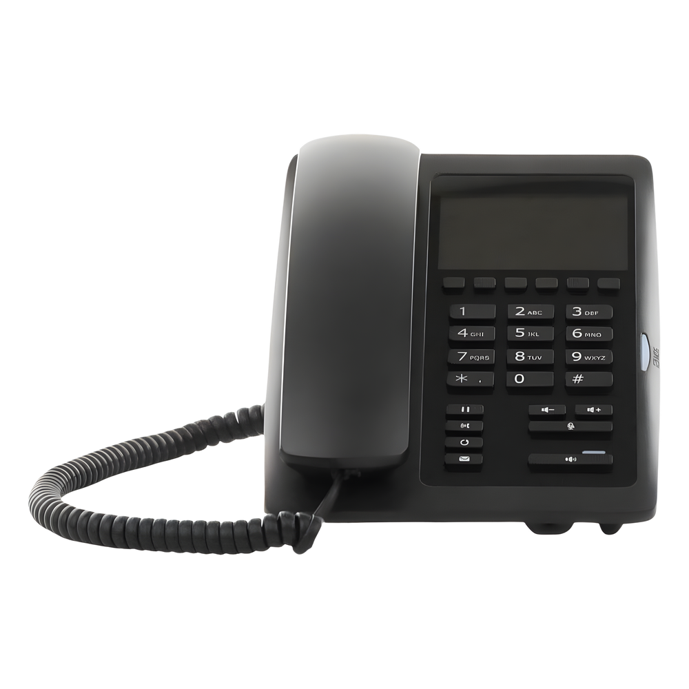(H5W Color Negro)Teléfono IP WiFi para Hotelería, profesional de gama alta con pantalla LCD de 3.5 pulgadas a color, 6 teclas programables para servicio rápido (Hotline) PoE - Imagen 7