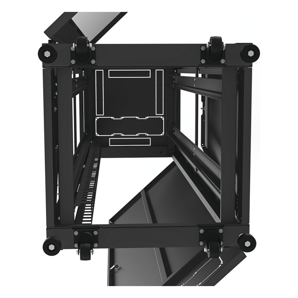 Gabinete para Telecomunicaciones Rack Estándar de 19", 42UR, 600 mm Ancho x 600 mm Profundidad. Fabricado en Acero, Se envía el Gabinete Armado. - Imagen 7