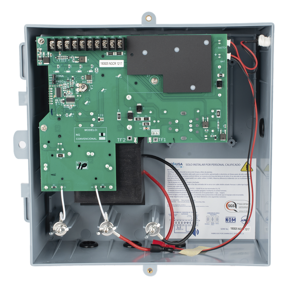 Energizador 12,000Volts-1Joule/ 2500Mts Lineales de Protección / Control Remoto Incluido / Cercas Electrificadas - Imagen 7
