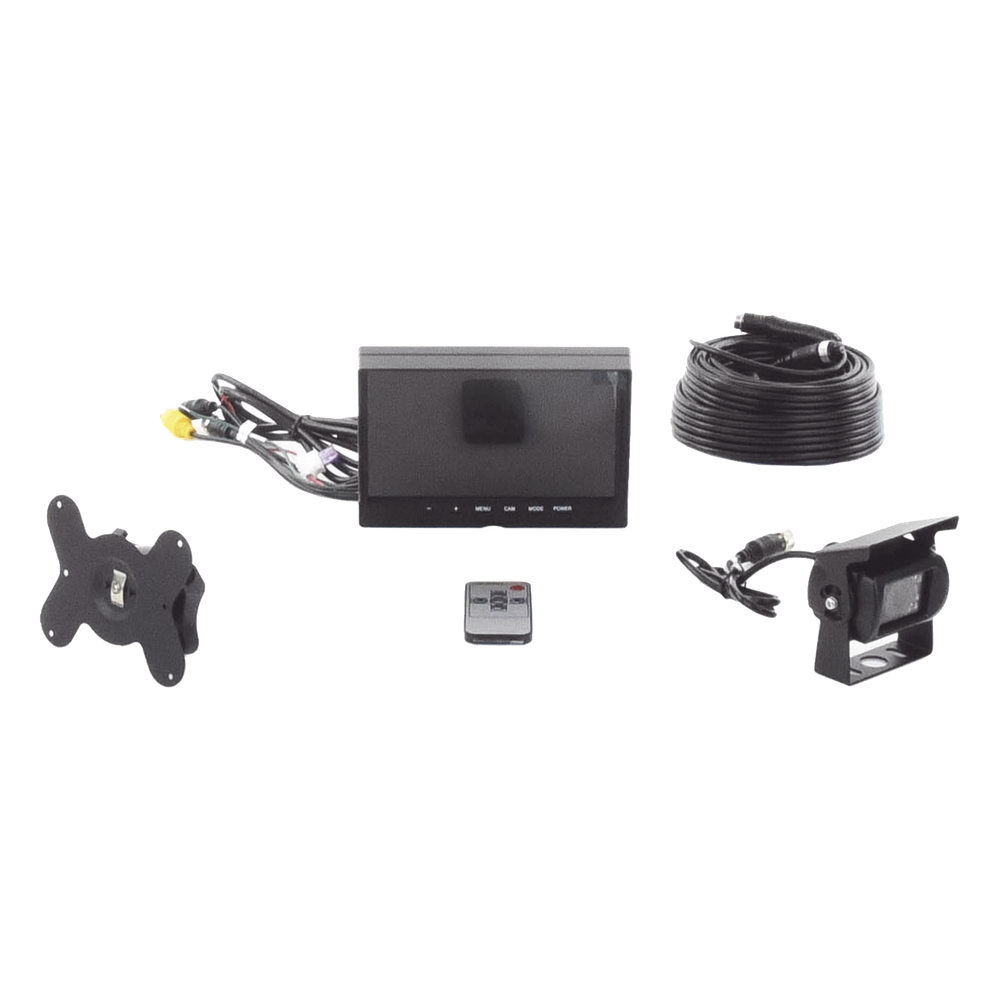 Sistema Profesional de Cámara de Reversa y Monitor Alámbrico para Vehículos de Trabajo y Montacargas - Imagen 11