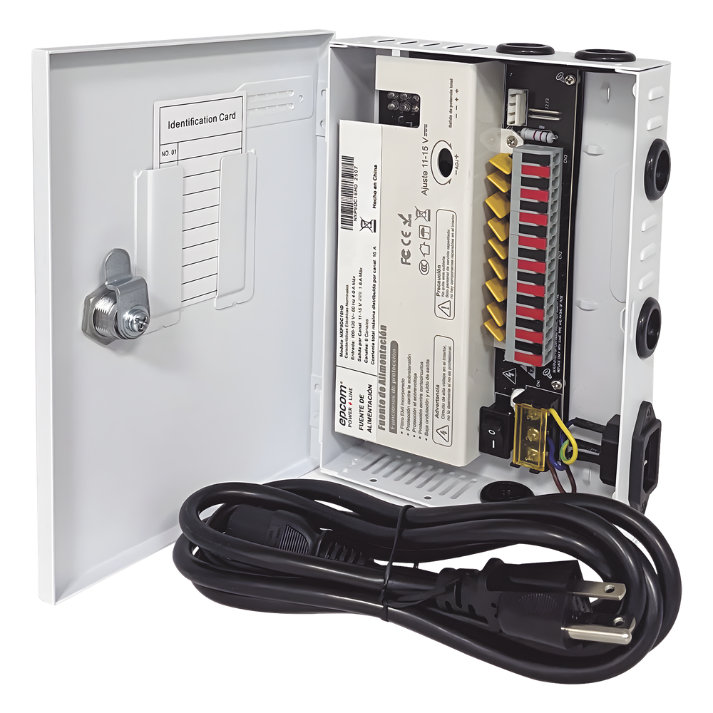 Fuente | 11-15 V | 9 canales | 16 A | Compatible con cámaras 4K | Alta tecnología en seguridad | Doble ventilador | Hasta 1.8 Amperes por Salida | Filtro de ruido por canal | Diseño de alta gama. - Imagen 8