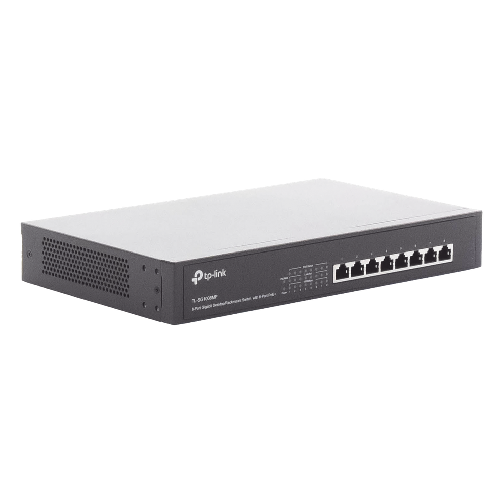 Switch Gigabit PoE+ no administrable de 8 puertos 10/100/1000 Mbps, para escritorio - Imagen 8